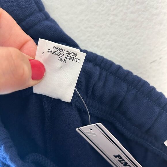 Victorias Secret IVY FLEECE
STRAIGHT-LEG SWEATPANTS small blue new 
Hockey - Picture 12 of 14
